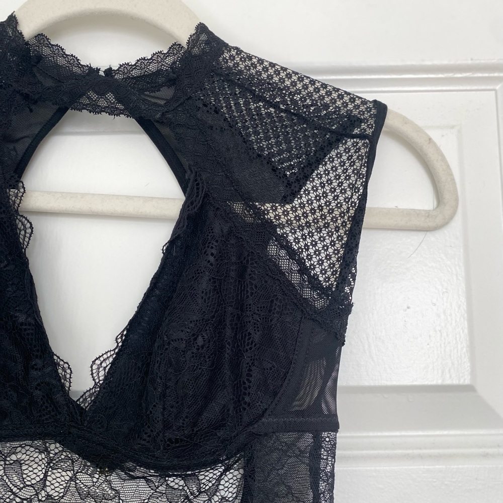 Black Lace Bodysuit